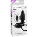 Inflatable silicone plug