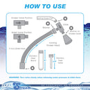 Shower enema system parts