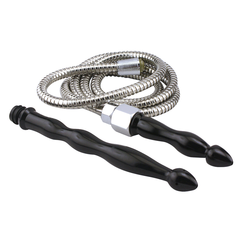 Shower Enema Hose with Two Nozzles